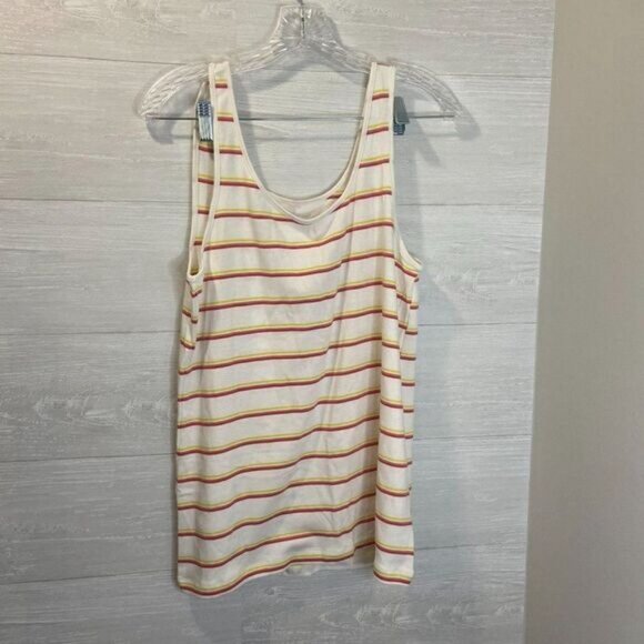 a‎ new day Women's Striped Round Scoop Neck Sleeveless Tank Top - Picture 3 of 7